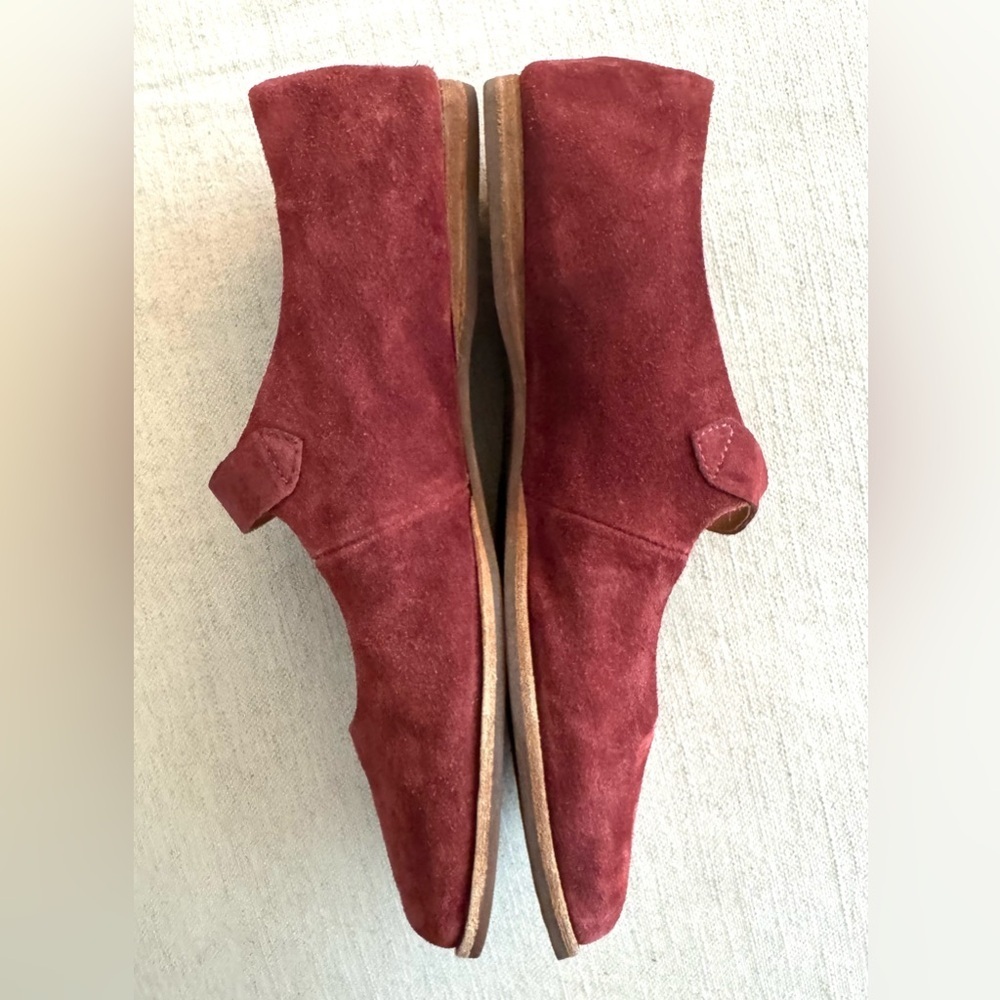Kork-Ease Prato Suede Mary-Jane Flats in Cranberry - Picture 9 of 12